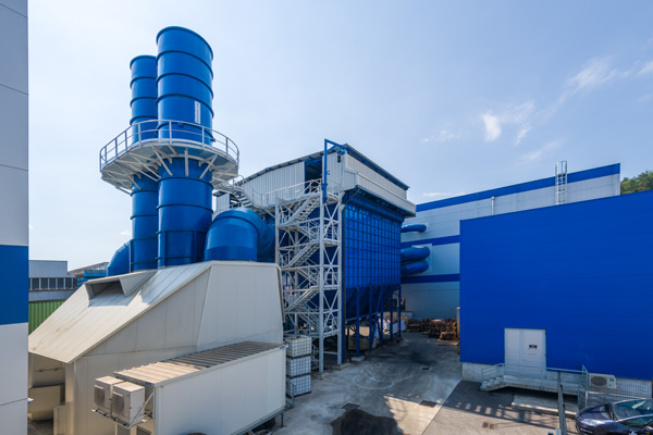 Solar plant infrastructure on the Kovis site
